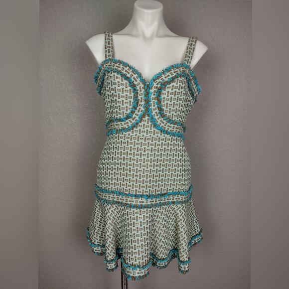 ALEXIS  Medalia Tweed Minidress - French Tweed Size Large - Picture 3 of 15